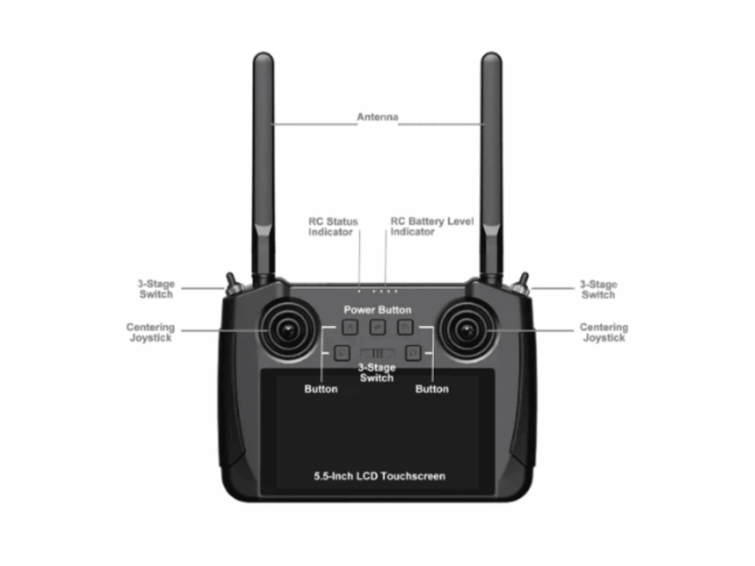 Siyi MK15 Mini HD Handheld Transmitter FPV RC Controller Combo for Agriculture Drone - Image 6